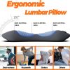 electric back massager triple fusion back massager traction lifting & heat au Ergonomic lumbar pillow with side and back support