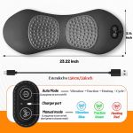 Electric foot massager pad with USB control