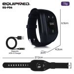 equipmed gps fall detection emergency bracelet with sos button, for seniors, 2 way calling, location tracking, speed dial, iphone and android compatible Equipmed EQ-PD6 emergency wrist alert device
