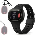 v219 helpmamhpd8a 00.webp Black smartwatch and pink SOS emergency pendants