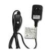 Black salt lamp power adapter with inline switch