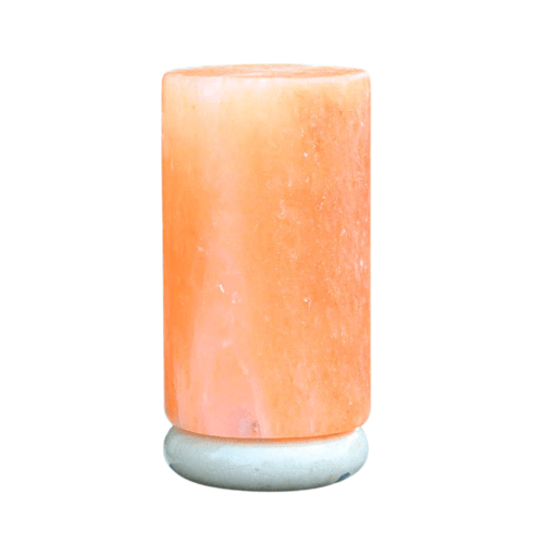 v238 supdz 32752437166160 202507252030 00.png Cylindrical Himalayan salt lamp on grey base