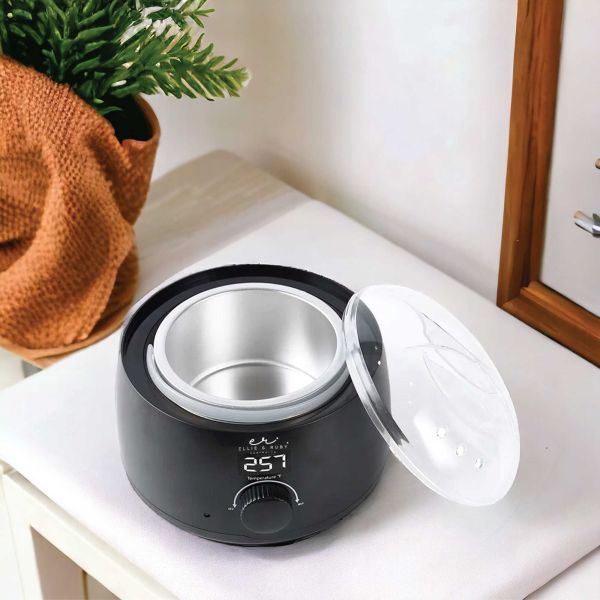 500ml electric wax warmer digital black hair removal depilatory heater Digital wax warmer on bathroom countertop