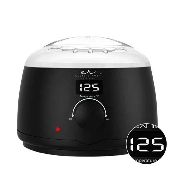 500ml electric wax warmer digital black hair removal depilatory heater Black digital wax warmer with temperature display