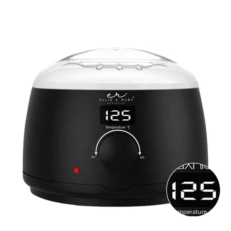 500ml electric wax warmer digital black hair removal depilatory heater Black digital wax warmer with temperature display