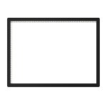 Drawing board with centimetre rulers on edges