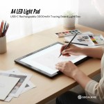 A4 LED light pad for tracing drawings