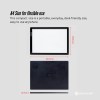 A4 LED light pad with dimensions displayed