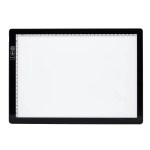 LED light pad with ruler markings