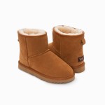 ugg boots genuine australian sheepskin unisex mini classic suede (chestnut, eu39) Chestnut suede UGG boots with shearling lining