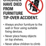 interior ave opal irregular led wall mirror – backlit statement mirror Warning sign about fatal furniture tip-over risks