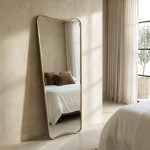 v355 ia sm pie gol 00.webp Curved floor mirror in minimalist beige bedroom