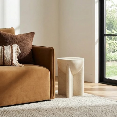 v355 ia st zel san 00.webp Modern sofa and sculptural stone side table