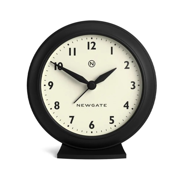 v398 ng almpac13k 00.webp Black Newgate analogue clock showing ten past ten