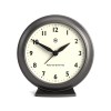Black mantel clock with cream face