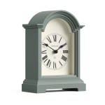 newgate fillmore mantel clock asparagus green Sage green arched mantel clock with Roman numerals