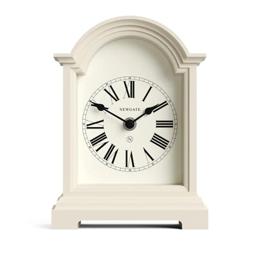 v398 ng manfill338vc 00.webp Cream mantel clock with Roman numerals