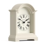 newgate fillmore mantel clock vanilla cream Cream arched mantel clock with Roman numerals