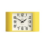 v398 ng manmmet3cy 00.webp Yellow retro mantel clock with white face