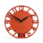 v398 ng mantimew po 00.webp Modern orange wall clock with cut-out numerals