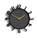 v398 ng mrail k 00.webp Modern black wall clock with gold hands