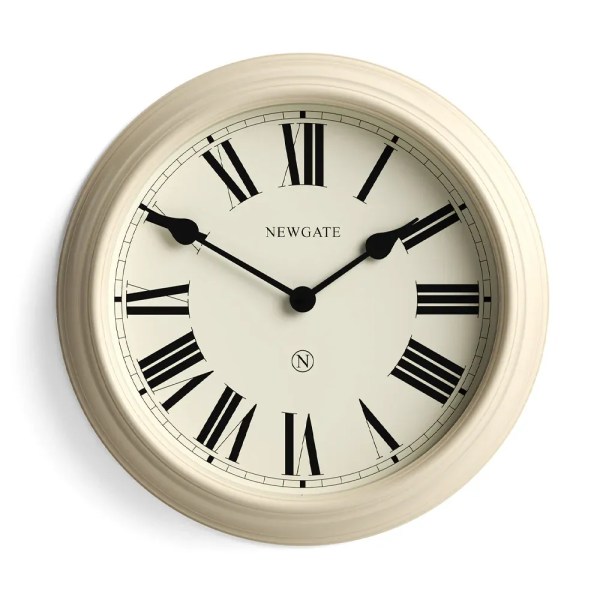 v398 ng nott321vc 00.webp Cream wall clock with Roman numerals