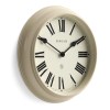 newgate notting hill wall clock vanilla cream Beige wall clock with Roman numerals