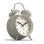 newgate new covent garden alarm overcoat grey Cream twin-bell alarm clock on white background