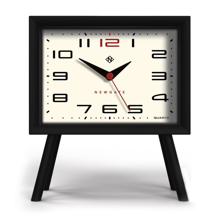 v398 ngmanhen92ck 202506131238 00.jpg Black framed Newgate quartz mantel clock on legs