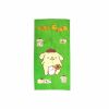 v442 atx towel purin green re 00.jpg Green towel with cute cartoon dog character
