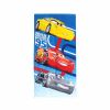 Disney Cars characters on blue beach towel