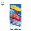 Disney Cars towel with Lightning McQueen and Team 95