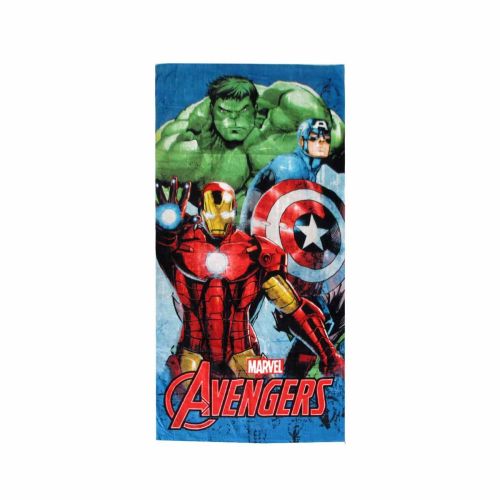 v442 atx towel trioclassic multi re 00.jpg Marvel Avengers poster featuring Hulk, Iron Man, Captain America