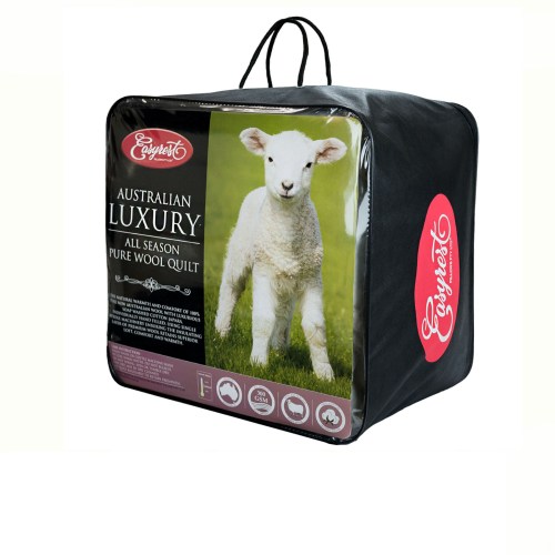 v442 ert quilt 300gsmwool natural qs 78061 00.jpg Australian luxury pure wool quilt in carry bag