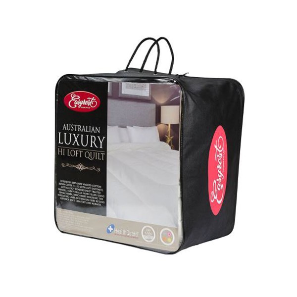 Australian Luxury Hi Loft Quilt in carry bag