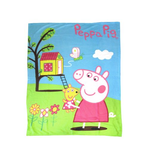 Peppa Pig with friend by treehouse