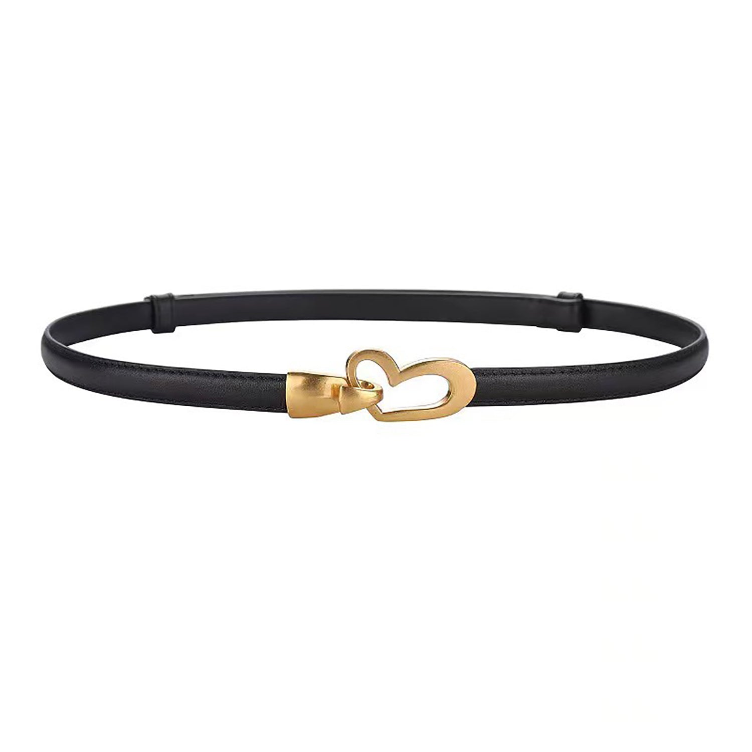 v462 fb 104 01 202511101850 00.jpg Black leather belt with gold heart buckle
