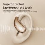 Wireless earbud with touch control in ear
