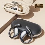 Wireless earbuds with charging case and LED display