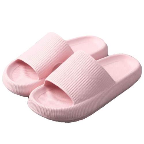v474 483985 103821 00.jpg Pink rubber slide sandals on white background