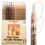 Skin tone acrylic paint pens 12 pack
