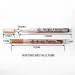 Acrylic paint marker with labelled dimensions