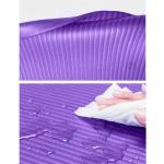 15mm thick yoga mat pad nbr nonslip exercise fitness pilate gym durable black Close-up of purple waterproof yoga mat surface