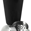 v563 13645 197239 00.jpg Black stainless steel cocktail shaker with strainer lid
