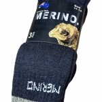 Australian made merino wool socks, navy three-pack