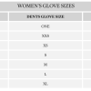 Women’s glove size conversion chart inches centimetres