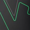 pulse graphite carbon fiber pickleball paddles pickle ball racket racquet Abstract green and white pulse line graphic