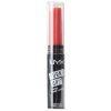NYX Turnt Up red lipstick in clear tube