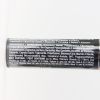 Close-up of lipstick ingredients label on tube