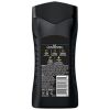 Back of black body wash bottle